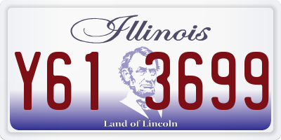 IL license plate Y613699