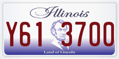 IL license plate Y613700