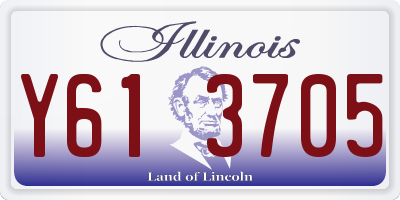 IL license plate Y613705