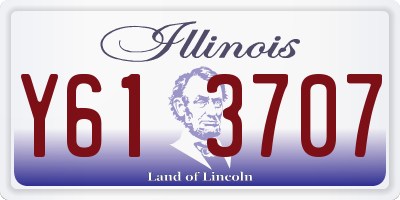 IL license plate Y613707