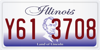 IL license plate Y613708