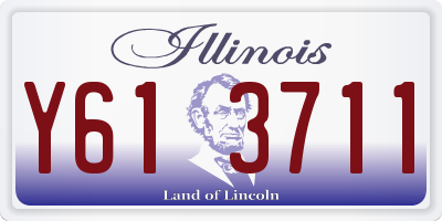 IL license plate Y613711