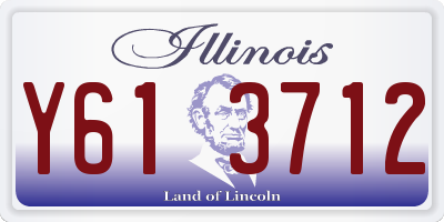 IL license plate Y613712