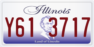 IL license plate Y613717
