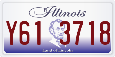 IL license plate Y613718