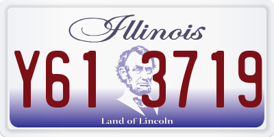 IL license plate Y613719