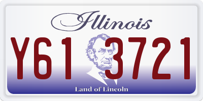 IL license plate Y613721