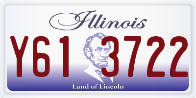 IL license plate Y613722