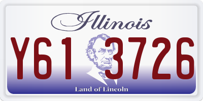 IL license plate Y613726