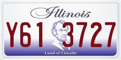 IL license plate Y613727