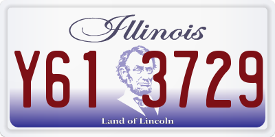 IL license plate Y613729