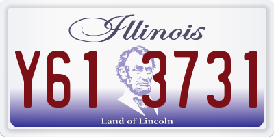 IL license plate Y613731