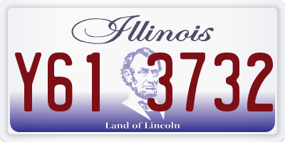 IL license plate Y613732