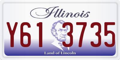 IL license plate Y613735