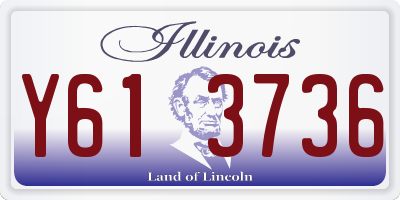 IL license plate Y613736