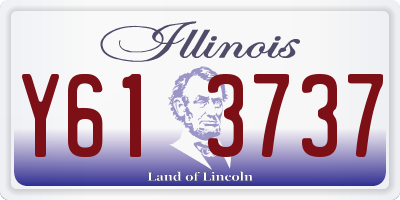 IL license plate Y613737