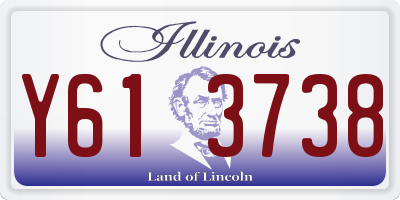IL license plate Y613738