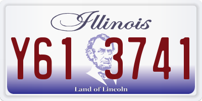 IL license plate Y613741