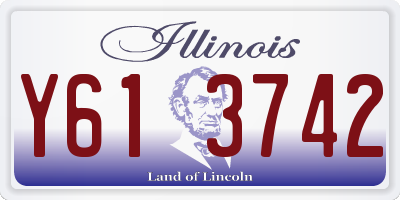IL license plate Y613742