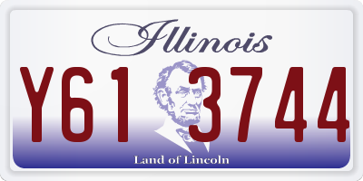 IL license plate Y613744