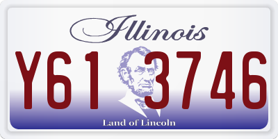 IL license plate Y613746