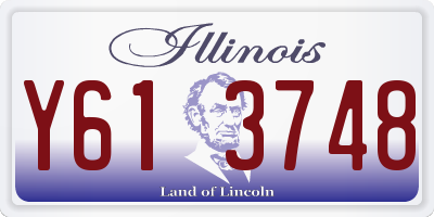 IL license plate Y613748