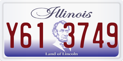 IL license plate Y613749