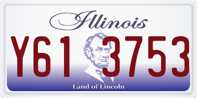 IL license plate Y613753