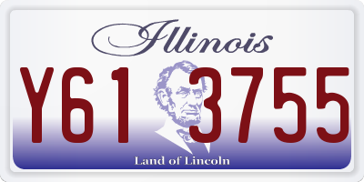IL license plate Y613755