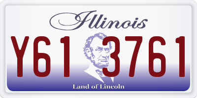 IL license plate Y613761