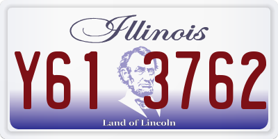 IL license plate Y613762