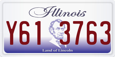 IL license plate Y613763