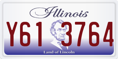 IL license plate Y613764