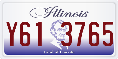 IL license plate Y613765