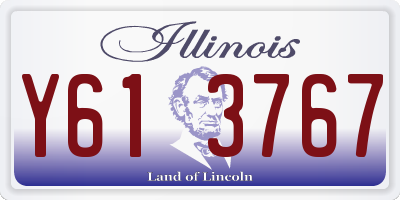 IL license plate Y613767