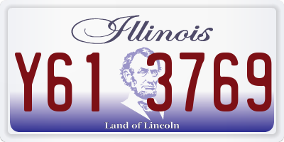 IL license plate Y613769