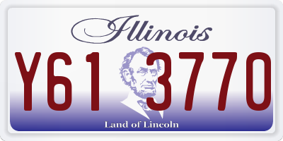 IL license plate Y613770