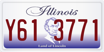 IL license plate Y613771