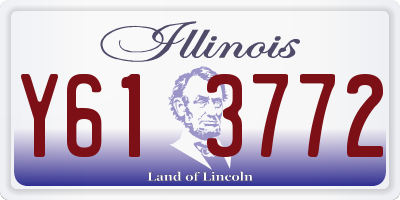 IL license plate Y613772
