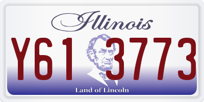 IL license plate Y613773