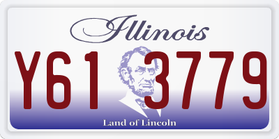 IL license plate Y613779