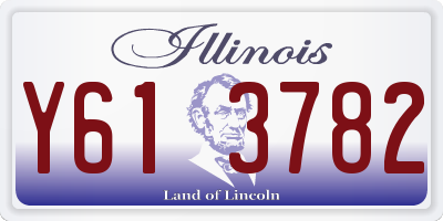 IL license plate Y613782