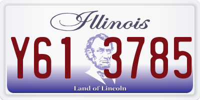 IL license plate Y613785
