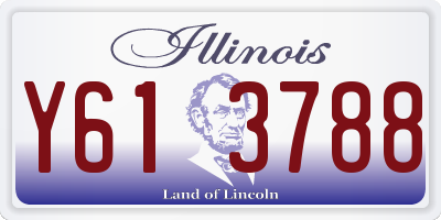 IL license plate Y613788