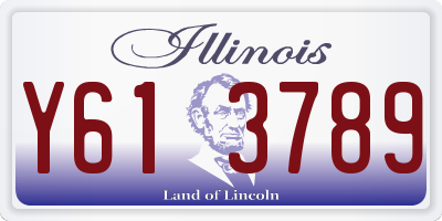 IL license plate Y613789