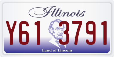 IL license plate Y613791