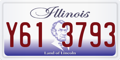 IL license plate Y613793