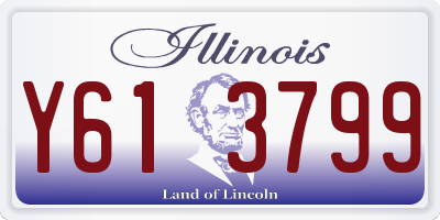 IL license plate Y613799
