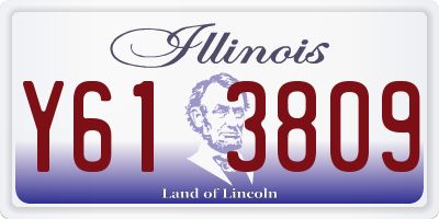 IL license plate Y613809