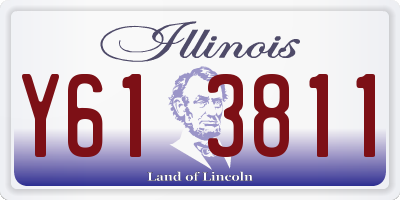 IL license plate Y613811